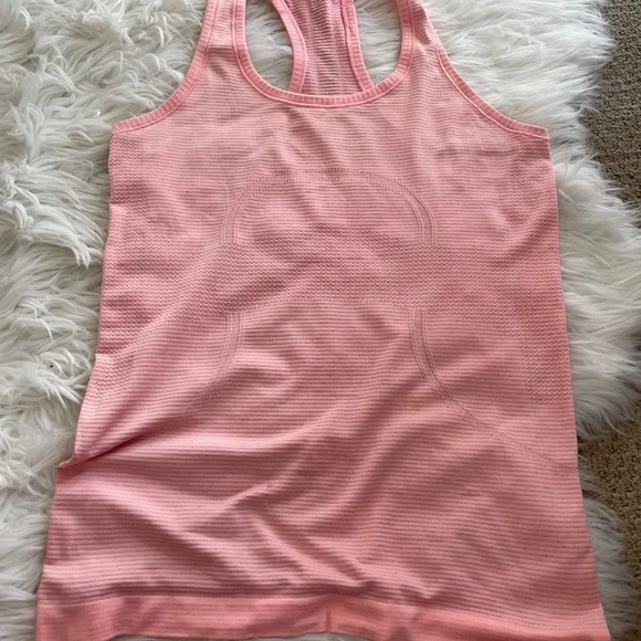Peach lulu cool racer back tank top - Picture 6 of 6
